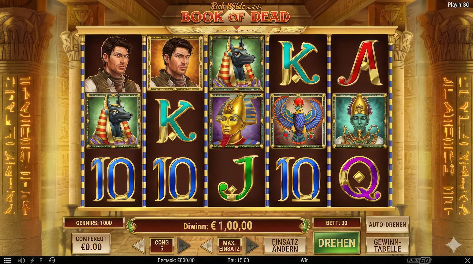 Screenshot von Book of Dead