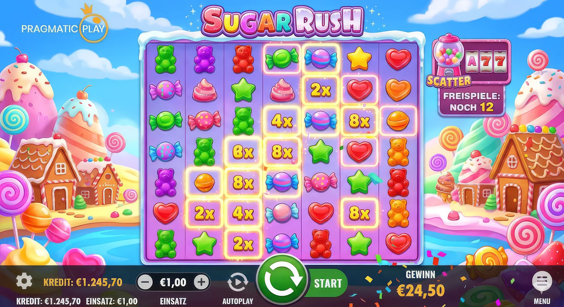 Screenshot von Sugar Rush